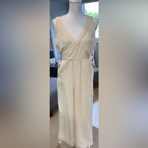 🤍 Anthropologie Demi Textured Wide-Leg Jumpsuit 🤍